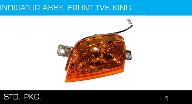 INDICATOR ASSY FRONT TVS KING